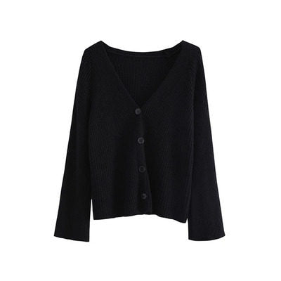 2019 Autumn Winter Womans V-necked Cardigan Knitted Coat