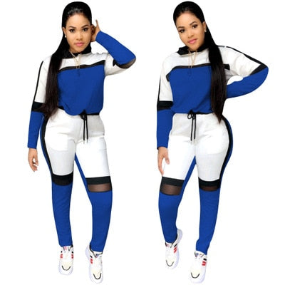 2019 autumn winter women long-sleeved sweater top joggers pants suit two pieces set fashion sportswear tracksuit outfit