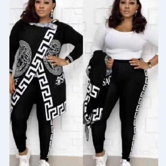 2 Two Piece Set Women track suit tops and pants hooded suit fashion plaid jogging femme sets two piece outfits sweat suits