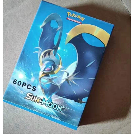 Anime 60pcs Pokemon Card 2019 French Pet Elf Battle Card GX Pocket Monster Game Collection Children's Gifts for Christmas